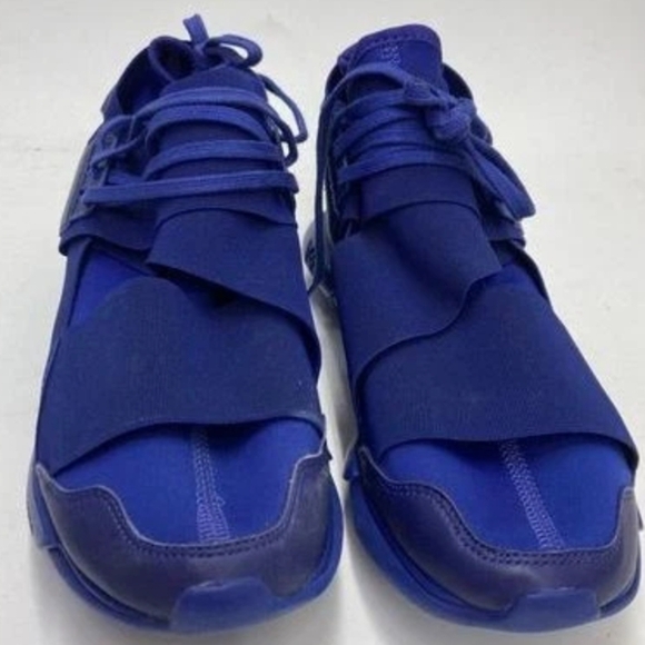 Adidas Y 3 Qasa High Blue High Sneakers Size 7 Like New MSRP $390 main image 6